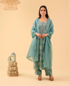 Jade Green Modal Cotton Suit Set