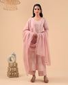 Baby Pink Modal Cotton Suit Set