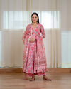 Natural Pink HandBlock Cotton Suit Set