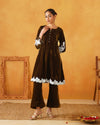 Mehendi Green Velvet Co-ord Set